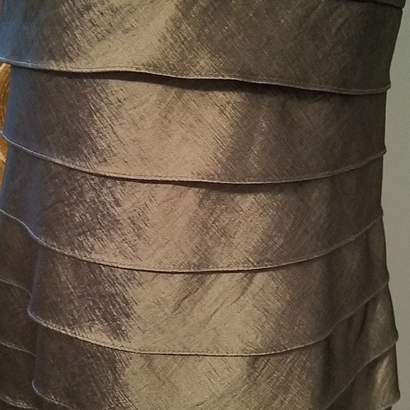 Size 12 pewter cocktail/mother of the bride dress - Picture 4 of 8